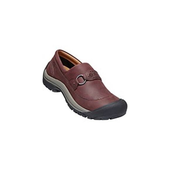 KEEN Shoes - Women's Kaci II WP Insulated Casual Slip-On Leather Shoe Maroon Purple EUC